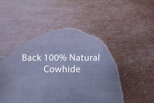 SUPER SALE Brown & White Natural Cowhide Rug - XX-Large 7' 6