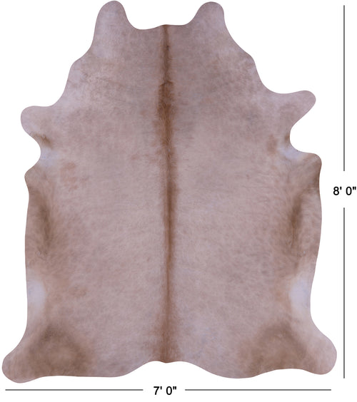 SUPER SALE Beige Natural Cowhide Rug - XX-Large 8' 0