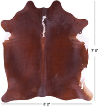 Thumbnail for SUPER SALE Brown Natural Cowhide Rug - X-Large 7' 0