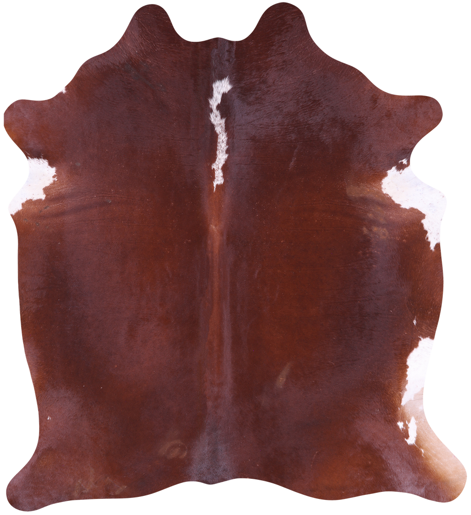 SUPER SALE Brown Natural Cowhide Rug - X-Large 7' 0"H x 6' 2"W