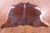 SUPER SALE Brown Natural Cowhide Rug - X-Large 7' 0"H x 6' 2"W