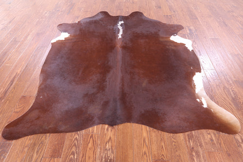 SUPER SALE Brown Natural Cowhide Rug - X-Large 7' 0