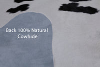 Thumbnail for SUPER SALE Black & White Natural Cowhide Rug - XX-Large 8' 7