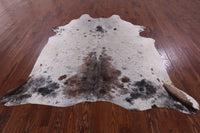 Thumbnail for SUPER SALE Brown Salt & Pepper Natural Cowhide Rug - X-Large 7' 0