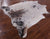SUPER SALE Brown Salt & Pepper Natural Cowhide Rug - X-Large 7' 0"H x 6' 9"W