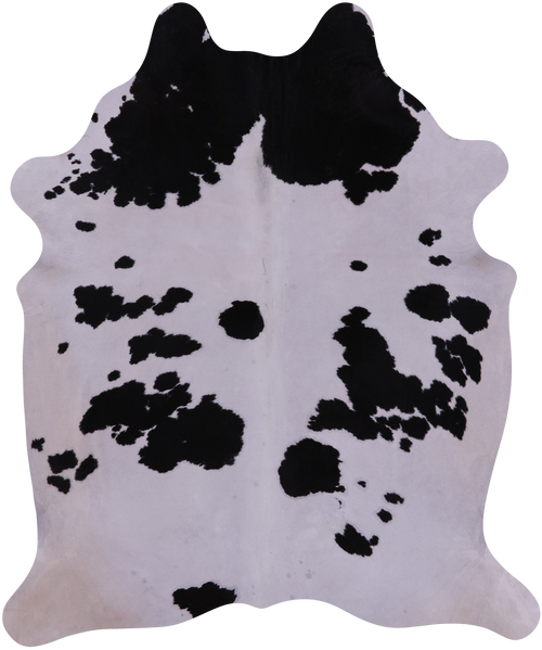 SUPER SALE Black & White Natural Cowhide Rug - XX-Large 8' 1