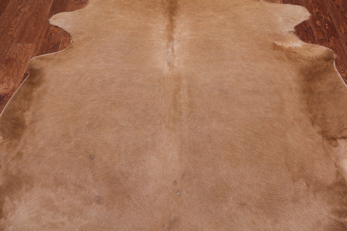 SUPER SALE Light Brown Natural Cowhide Rug - XX-Large 7' 4