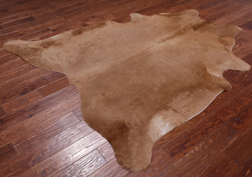 SUPER SALE Light Brown Natural Cowhide Rug - XX-Large 7' 4