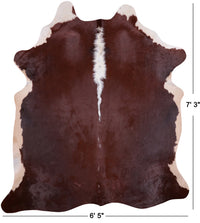 Thumbnail for SUPER SALE Brown Natural Cowhide Rug - X-Large 7' 3