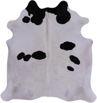 Thumbnail for SUPER SALE Black & White Natural Cowhide Rug - X-Large 6' 10