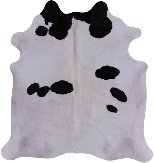SUPER SALE Black & White Natural Cowhide Rug - X-Large 6' 10
