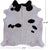 SUPER SALE Black & White Natural Cowhide Rug - X-Large 6' 10"H x 6' 4"W