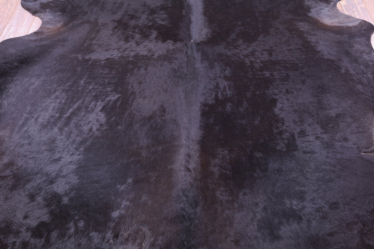 SUPER SALE Black Natural Cowhide Rug - XX-Large 8' 0"H x 6' 7"W