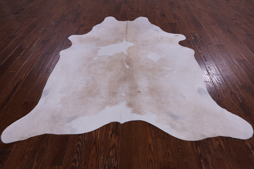 SUPER SALE Beige Natural Cowhide Rug - X-Large 7' 3