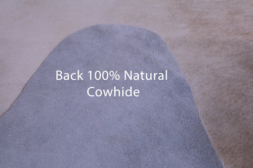 SUPER SALE Beige Natural Cowhide Rug - X-Large 7' 3