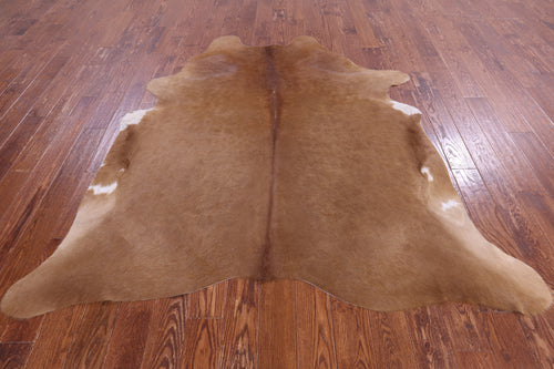 SUPER SALE Light Brown Natural Cowhide Rug - X-Large 7' 3