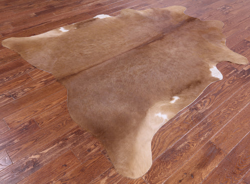 SUPER SALE Light Brown Natural Cowhide Rug - X-Large 7' 3