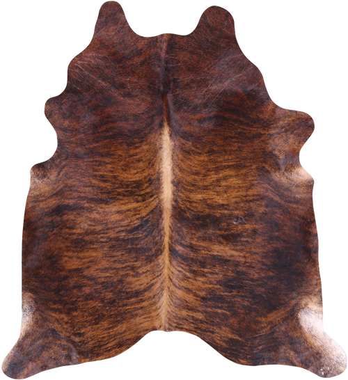 SUPER SALE Brindle Natural Cowhide Rug - X-Large 7' 2