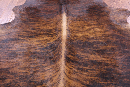 SUPER SALE Brindle Natural Cowhide Rug - X-Large 7' 2