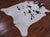 SUPER SALE Black & White Natural Cowhide Rug - XX-Large 8' 2"H x 6' 7"W