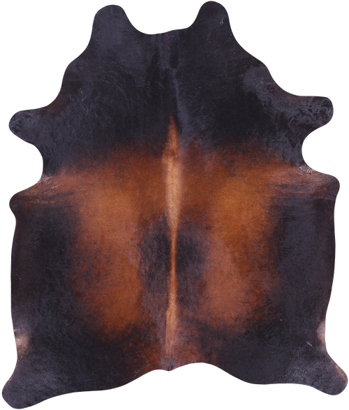 SUPER SALE Dark Brown Natural Cowhide Rug - X-Large 7' 3