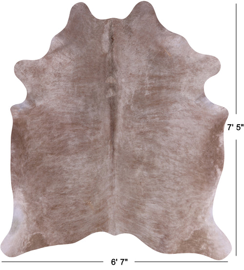 SUPER SALE Light Brindle Natural Cowhide Rug - XX-Large 7' 5