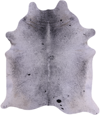 Thumbnail for SUPER SALE Black Salt & Pepper Natural Cowhide Rug - XX-Large 7' 10
