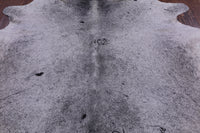 Thumbnail for SUPER SALE Black Salt & Pepper Natural Cowhide Rug - XX-Large 7' 10