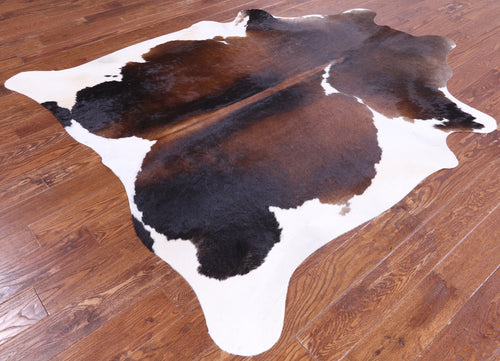 SUPER SALE Tricolor Natural Cowhide Rug - X-Large 7' 3