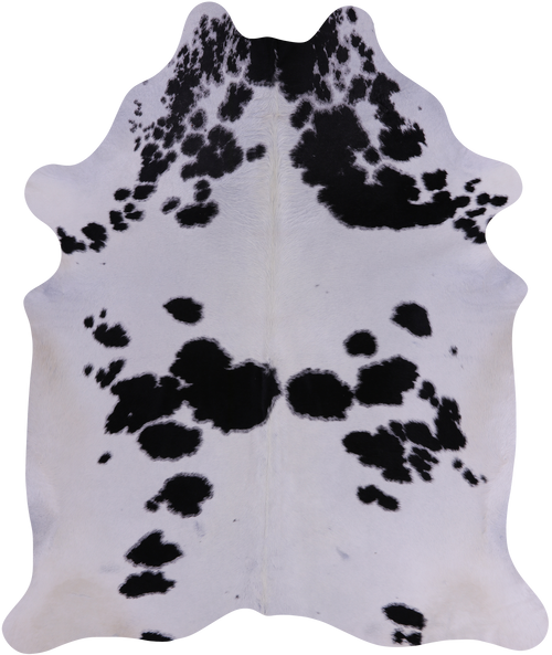 SUPER SALE Black & White Natural Cowhide Rug - XX-Large 7' 8