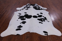 Thumbnail for SUPER SALE Black & White Natural Cowhide Rug - XX-Large 7' 8