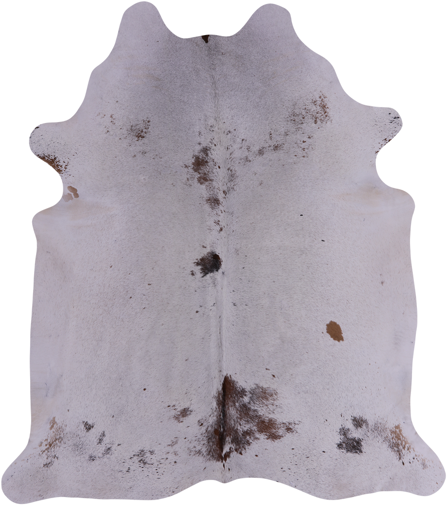 SUPER SALE Brown Salt & Pepper Natural Cowhide Rug - XX-Large 7' 8"H x 6' 7"W