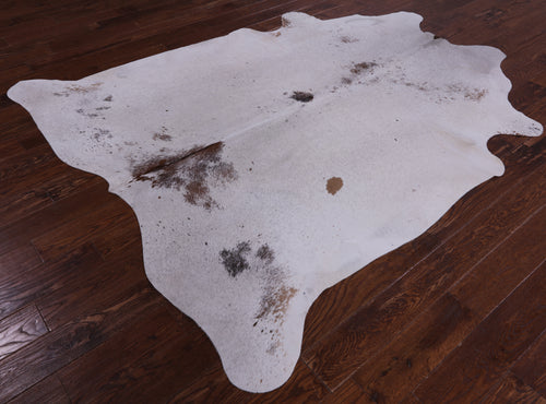 SUPER SALE Brown Salt & Pepper Natural Cowhide Rug - XX-Large 7' 8