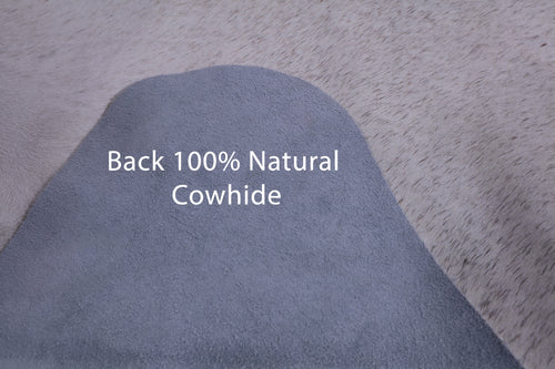 SUPER SALE Brown Salt & Pepper Natural Cowhide Rug - XX-Large 7' 8