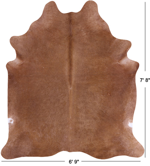 SUPER SALE Brown Natural Cowhide Rug - XX-Large 7' 8