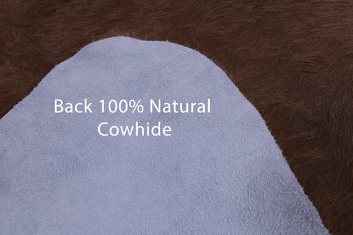 SUPER SALE Brown Natural Cowhide Rug - XX-Large 7' 8