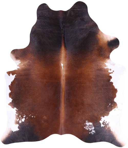 SUPER SALE Tricolor Natural Cowhide Rug - XX-Large 7' 10