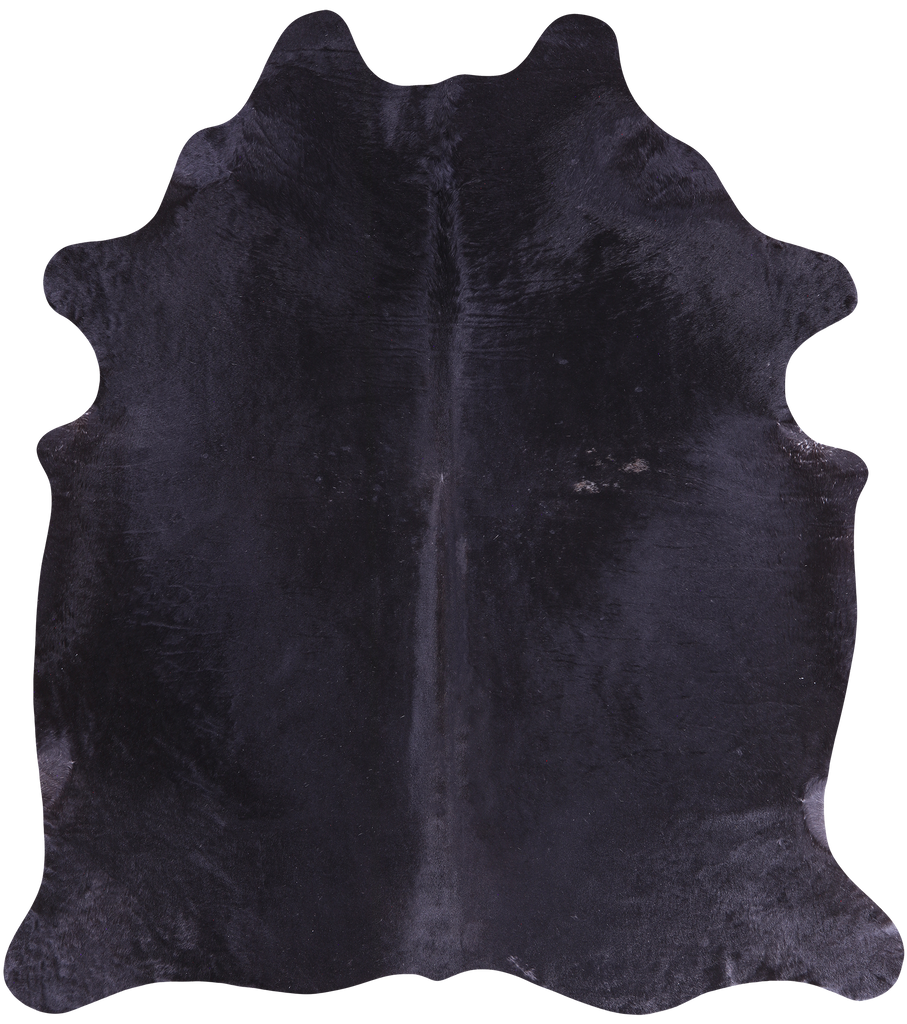 SUPER SALE Black Natural Cowhide Rug - X-Large 7' 3"H x 6' 5"W