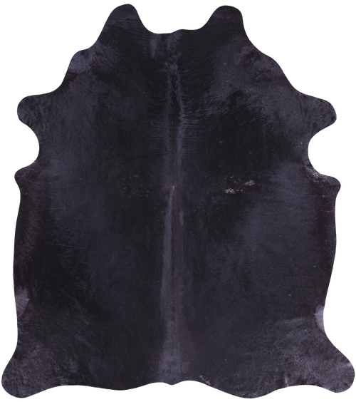 SUPER SALE Black Natural Cowhide Rug - X-Large 7' 3