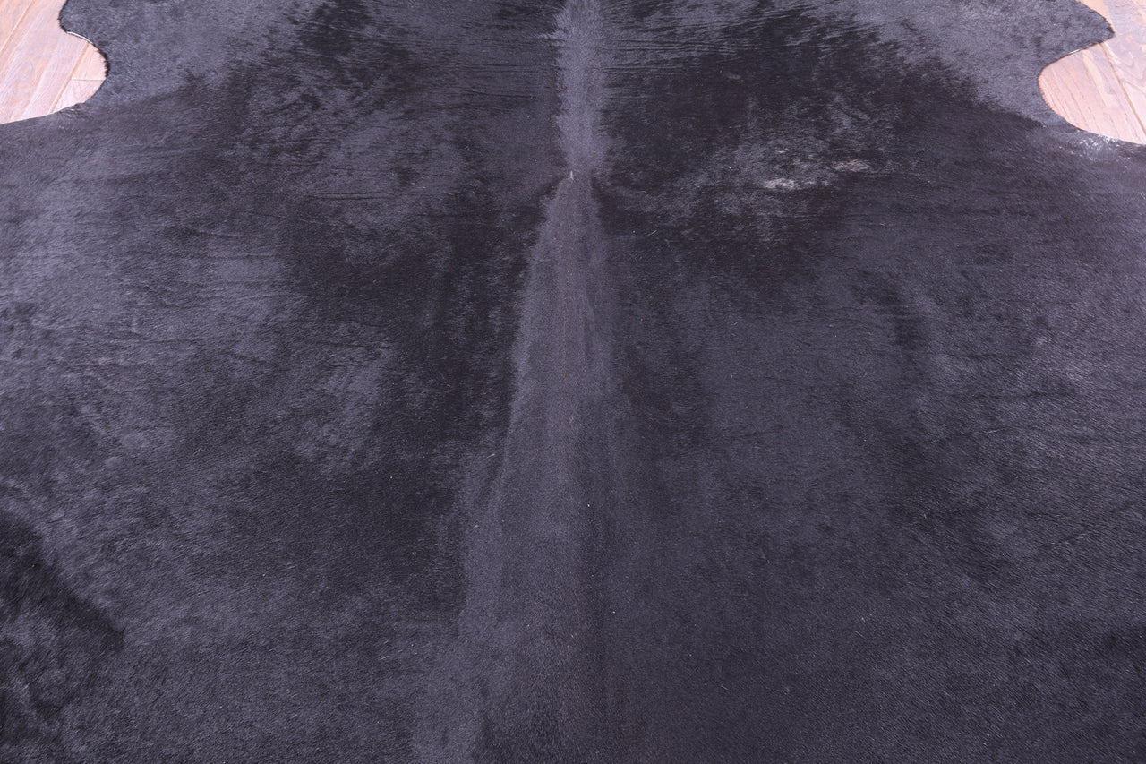 SUPER SALE Black Natural Cowhide Rug - X-Large 7' 3"H x 6' 5"W