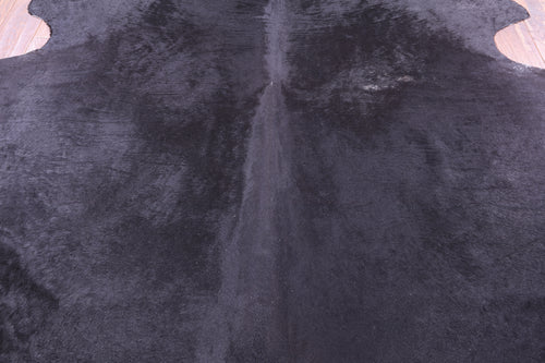 SUPER SALE Black Natural Cowhide Rug - X-Large 7' 3