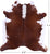 SUPER SALE Brown & White Natural Cowhide Rug - X-Large 7' 1"H x 6' 4"W