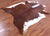 SUPER SALE Brown & White Natural Cowhide Rug - X-Large 7' 1"H x 6' 4"W