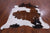 SUPER SALE Brown & White Natural Cowhide Rug - X-Large 7' 3"H x 6' 3"W