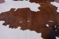 Thumbnail for SUPER SALE Brown & White Natural Cowhide Rug - X-Large 7' 3