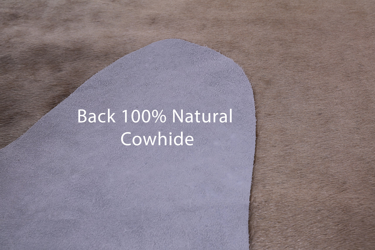SUPER SALE Beige Natural Cowhide Rug - X-Large 6' 10"H x 6' 2"W