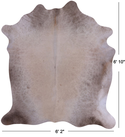 SUPER SALE Beige Natural Cowhide Rug - X-Large 6' 10