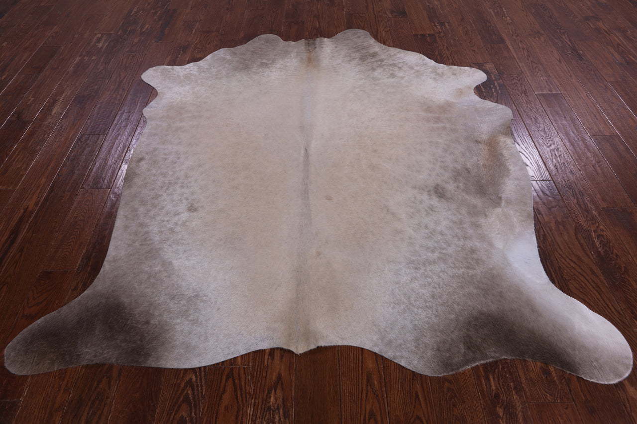 SUPER SALE Beige Natural Cowhide Rug - X-Large 6' 10"H x 6' 2"W