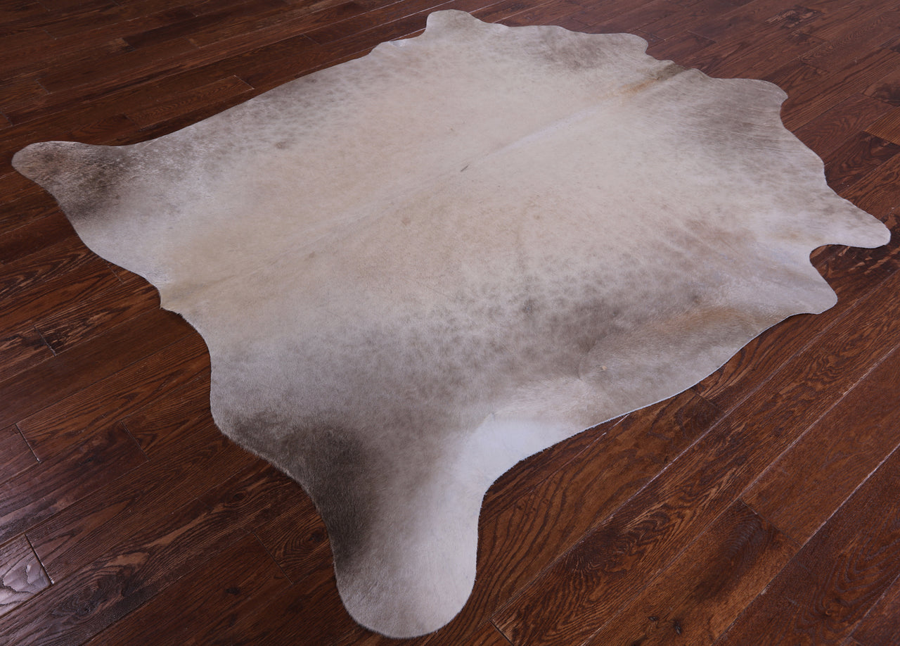 SUPER SALE Beige Natural Cowhide Rug - X-Large 6' 10"H x 6' 2"W