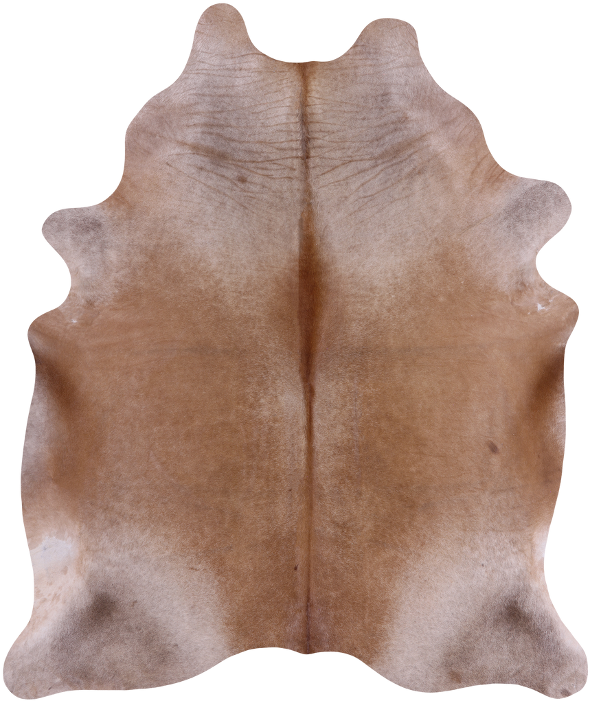 SUPER SALE Light Brown Natural Cowhide Rug - XX-Large 7' 7"H x 6' 3"W